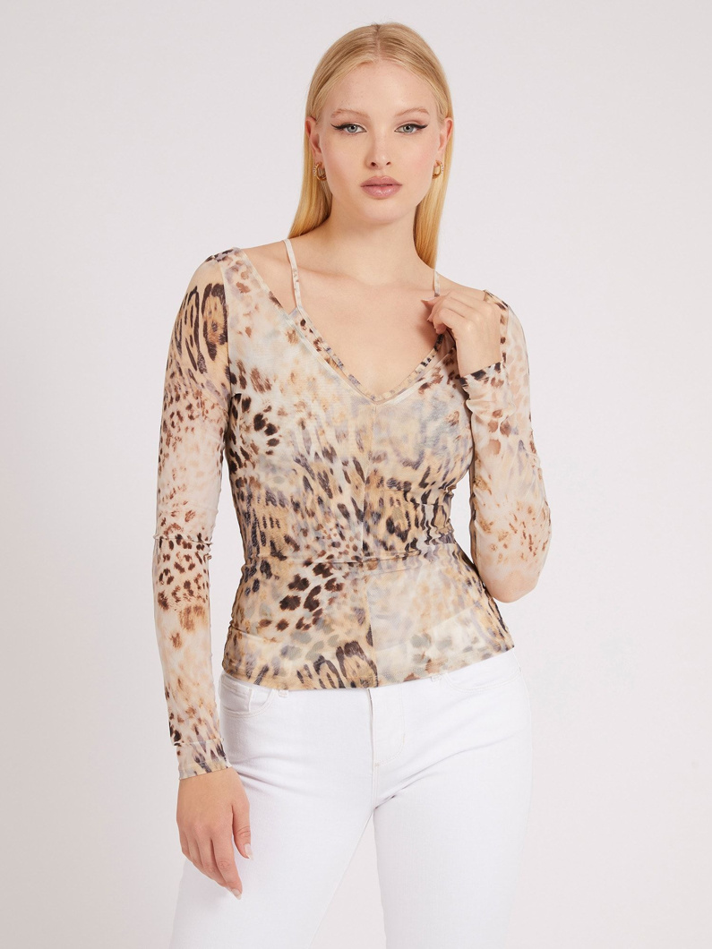T-SHIRT LONG SLEEVE - JAGUAR PRINT