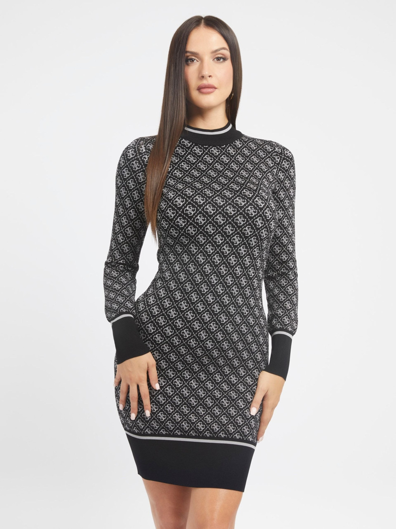 DRESS - BLACK AND CELESTIAL
