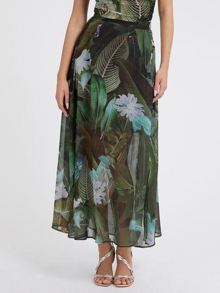 SKIRT - MOONLIT TROPIC GARDE