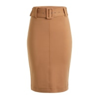 SKIRT - PEANUT CAMEL