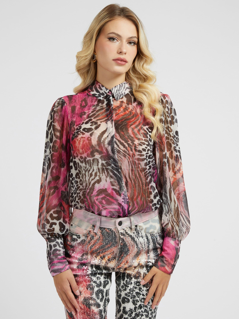 BLOUSE - WILDCARD PRINT