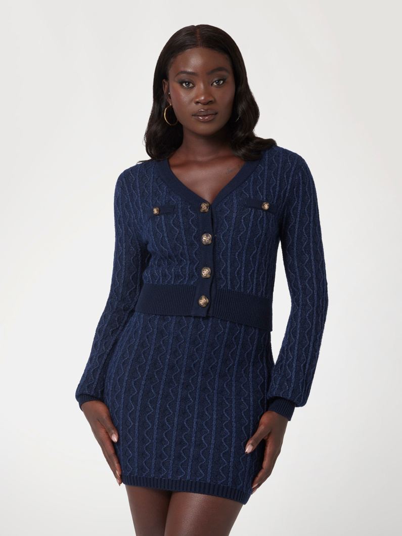 SWEATER - SUTING AND COBALT BL