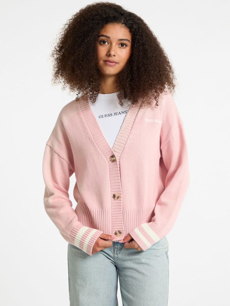 CARDIGAN - BLUSH COTTON