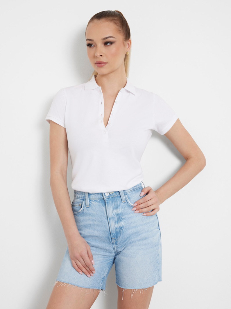 POLO SHORT SLEEVE - PURE WHITE