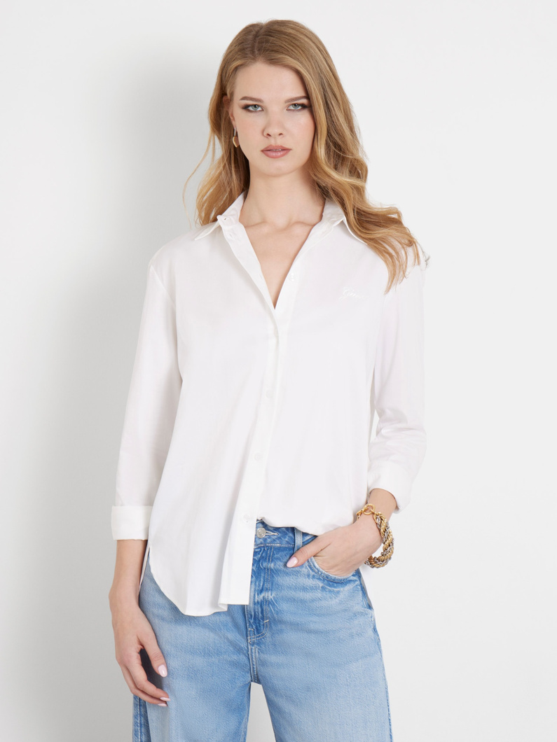 SHIRT LONG SLEEVE - PURE WHITE
