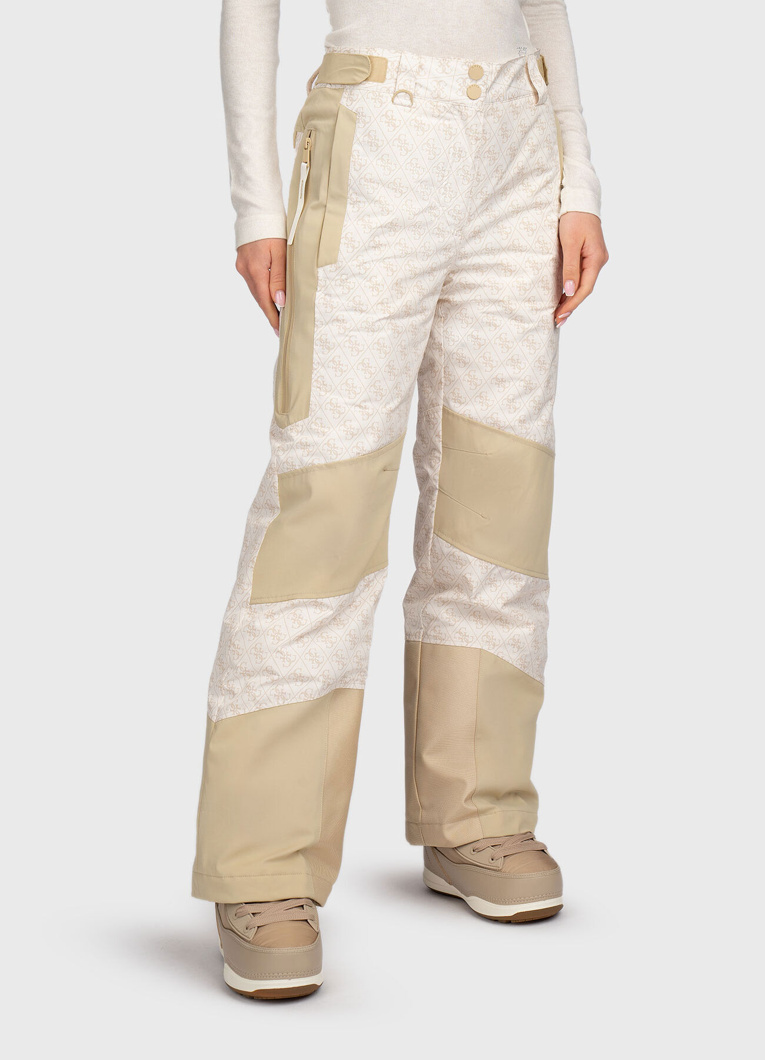 PANTS - 4G LOGO PRINT CREAM