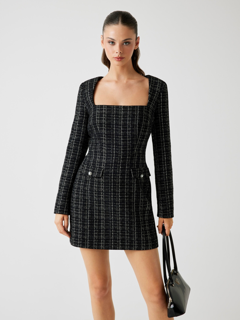 DRESS - JET BLACK A996