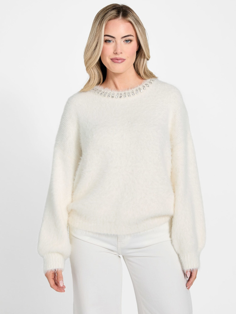SWEATER LONG SLEEVE - DOVE WHITE