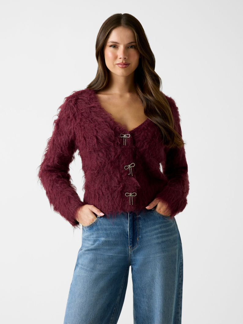 CARDIGAN - DOVE WHITE