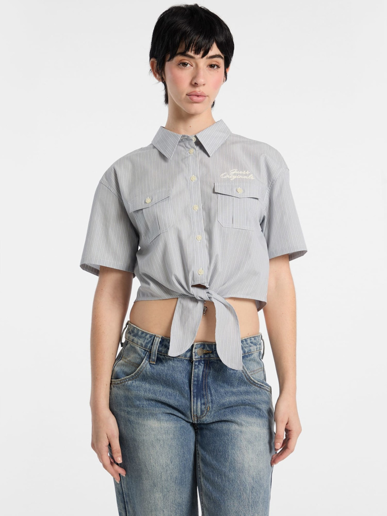 TOP - PEACEFUL BLUE STRIPE