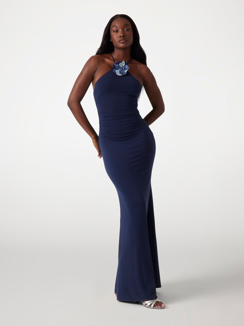 DRESS - BLACKENED BLUE