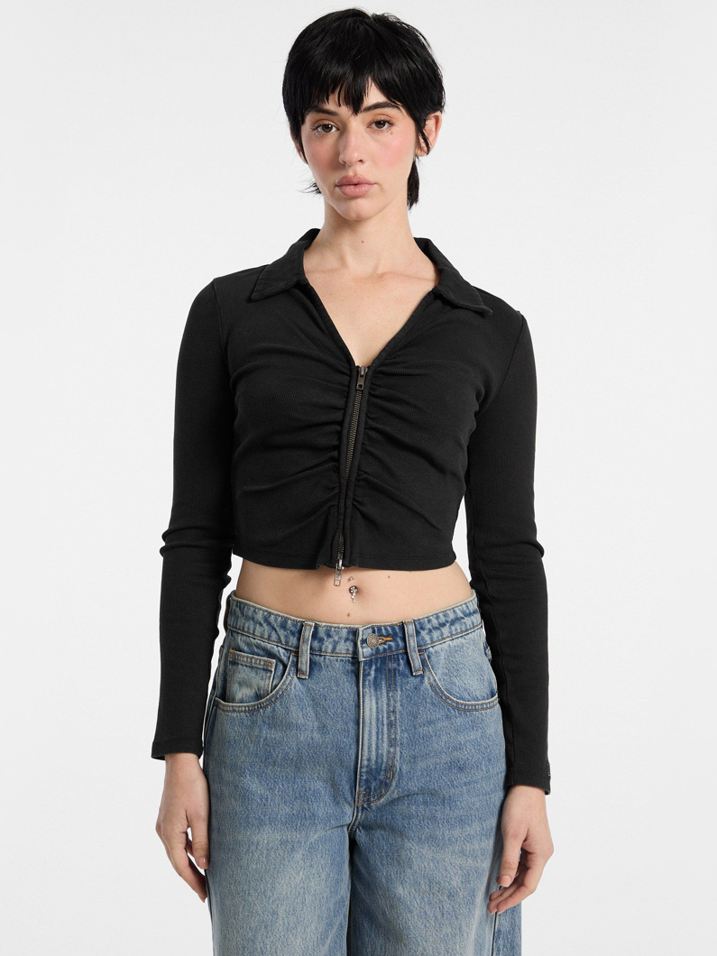 CARDIGAN - JET BLACK MULTI