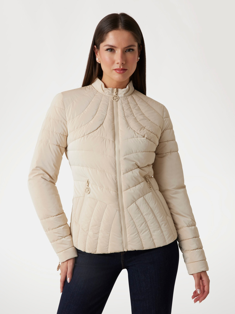 LIGHT PUFFER JACKET - PEARL OYSTER