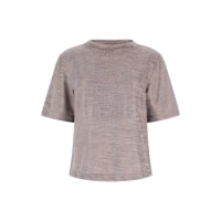 TOP - METALLIC DUSTY PINK