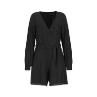 ROMPER SHORT - JET BLACK A996