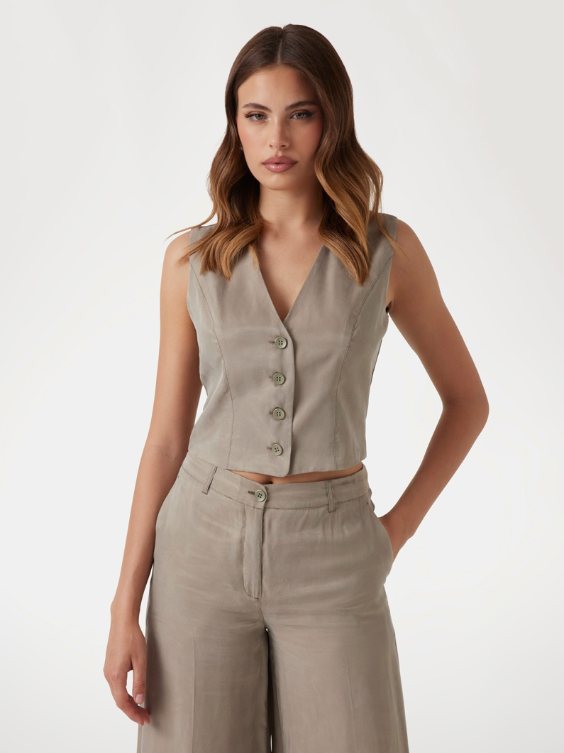 VEST - SAGE LEAF