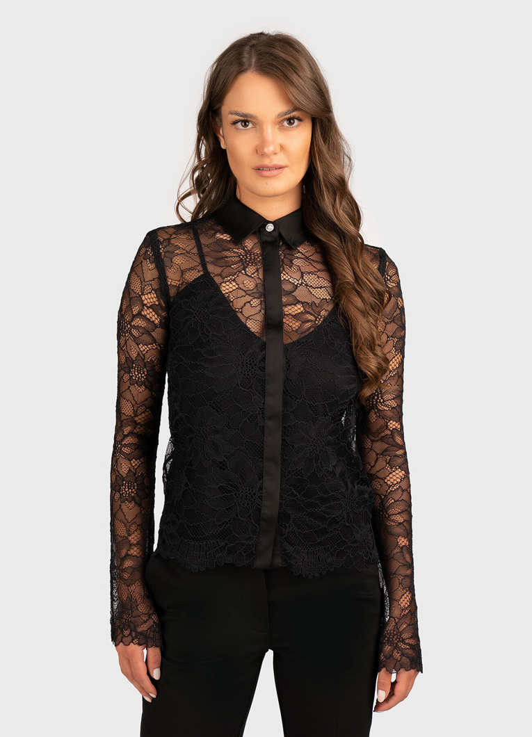 SHIRT LONG SLEEVE - JET BLACK A996