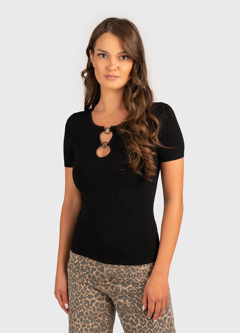 SWEATSHIRT - JET BLACK A996