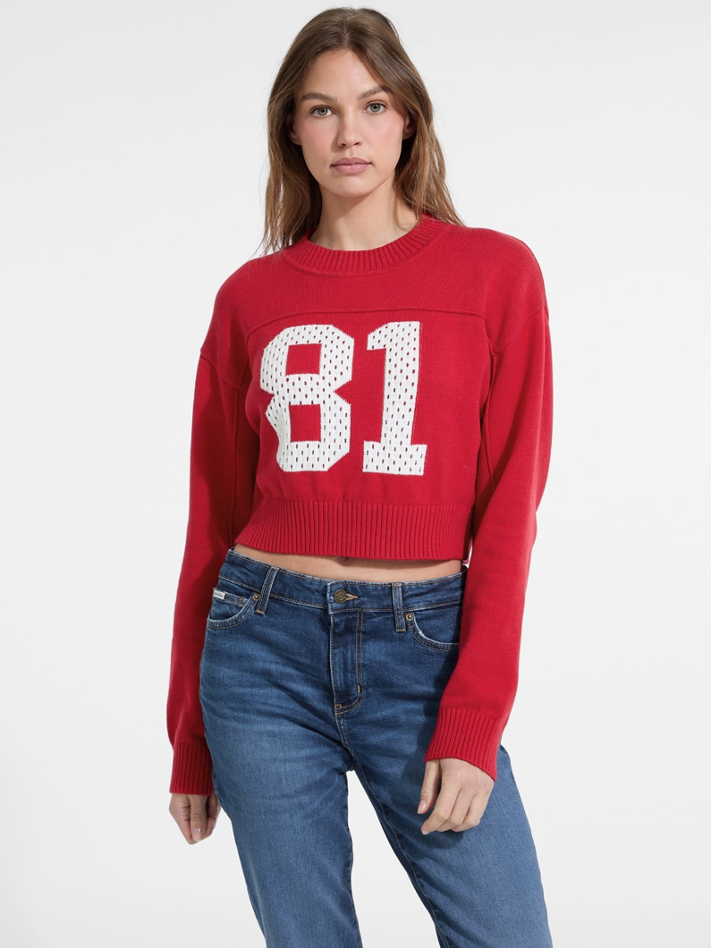 SWEATSHIRT - RUGBY RED