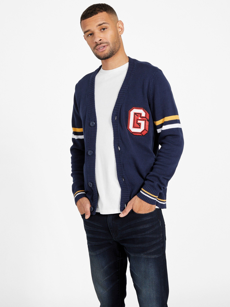 CARDIGAN LONG SLEEVE - BLACKENED BLUE