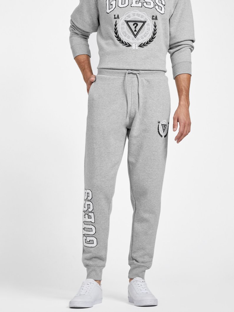 JOGGER PANTS - LIGHT MELANGE GREY M