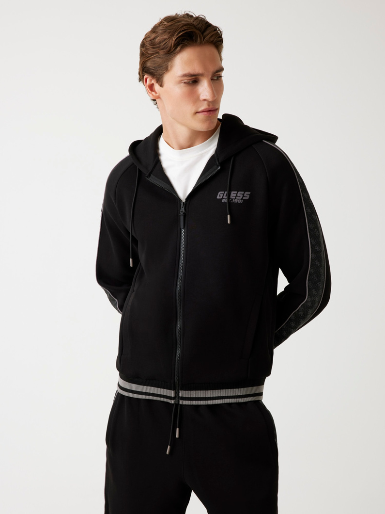 SWEATSHIRT - JET BLACK A996