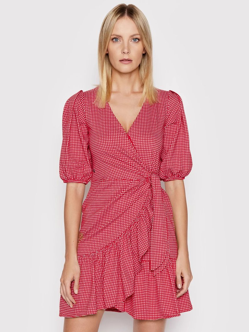 DRESS - RED WHITE VICHY