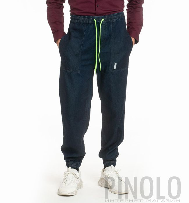 PANTS - DEGRADABLE BLUE