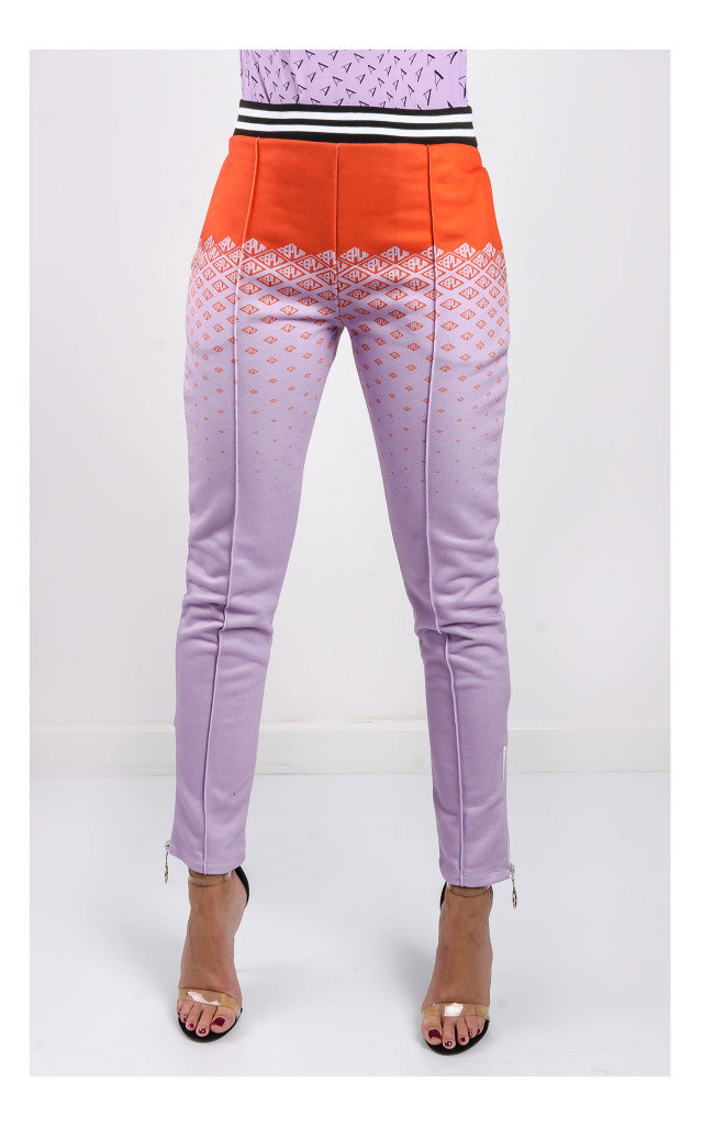 PANTS - LILAC/ORANGE MULTICOL