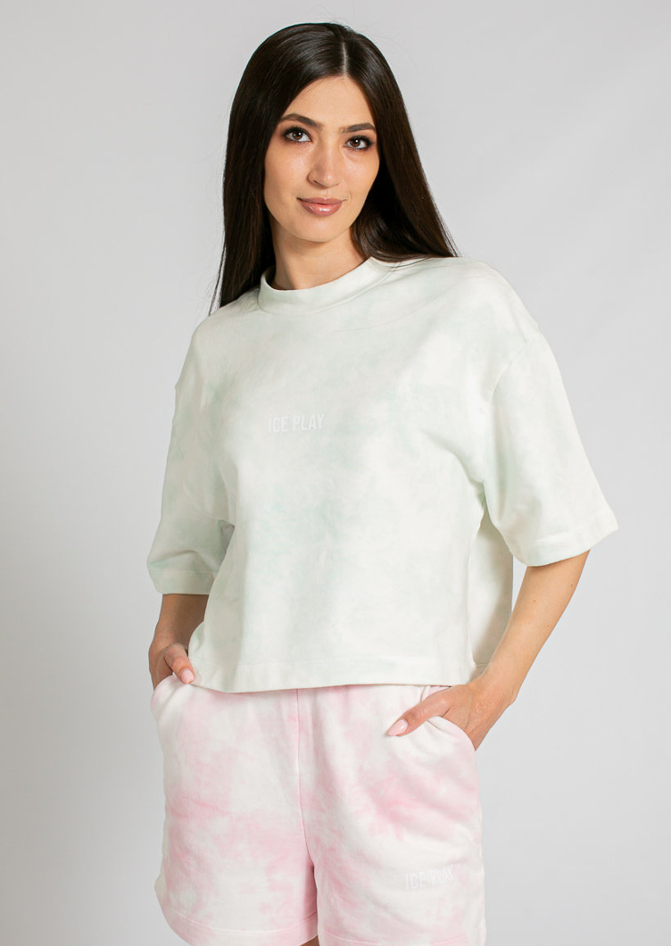 SWEATSHIRT - MULTI/COLOURED GREEN BASE