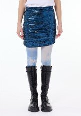 SKIRT - BLUE LUREX