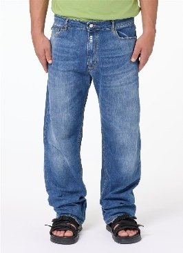 PANTS - DEGRADABLE BLUE