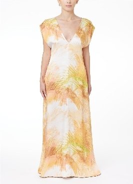 DRESS - LIGHT PALE MULTICOL