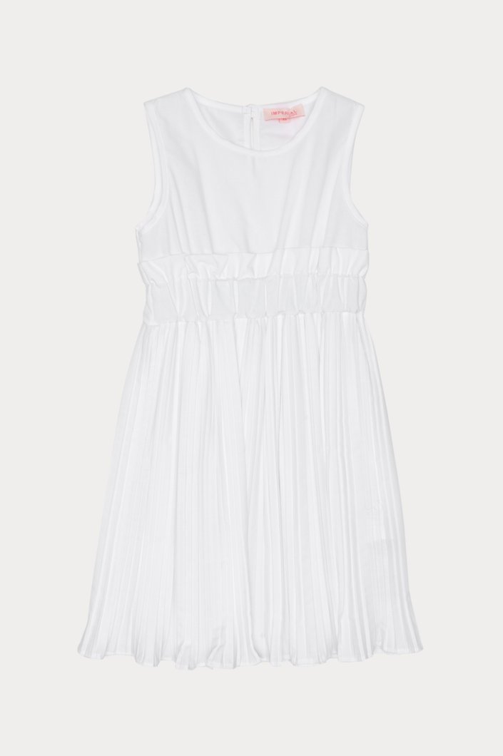 DRESS - WHITE WOOL