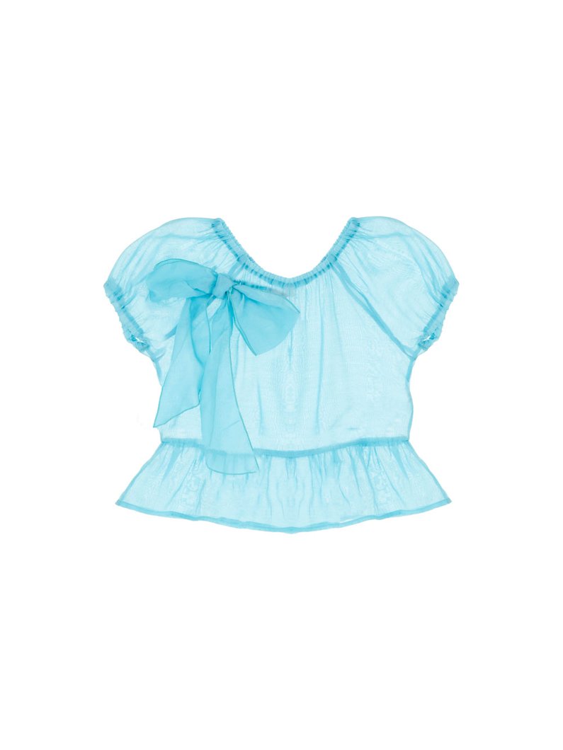 BLOUSE - AQUAMARINE