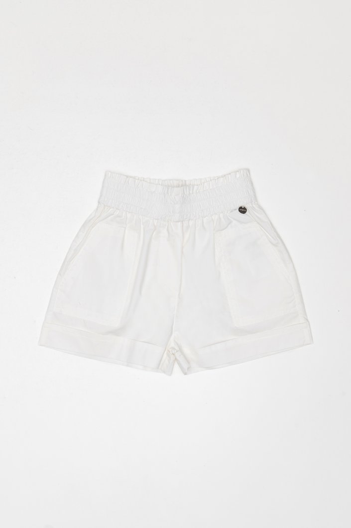 SHORTS - WHITE WOOL