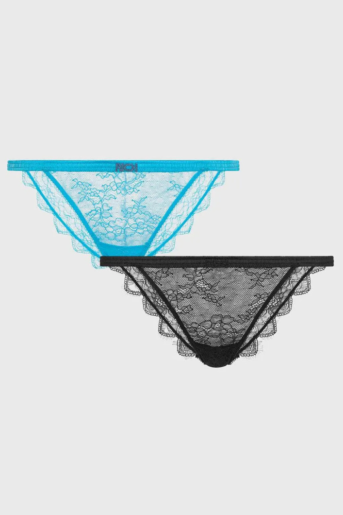 SLIPS 2 PACK - BLACK/AZUR