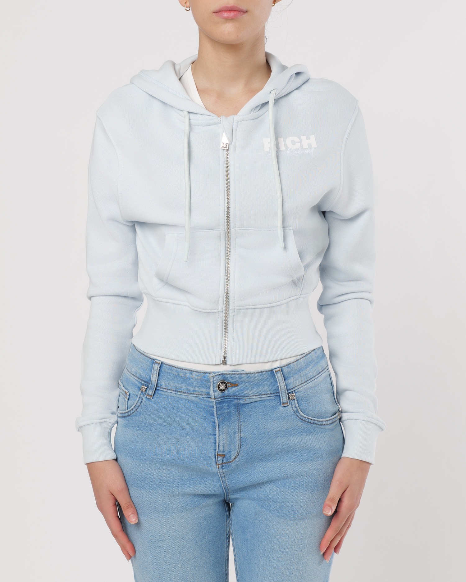 SWEATSHIRT - S.BLUE/WHT