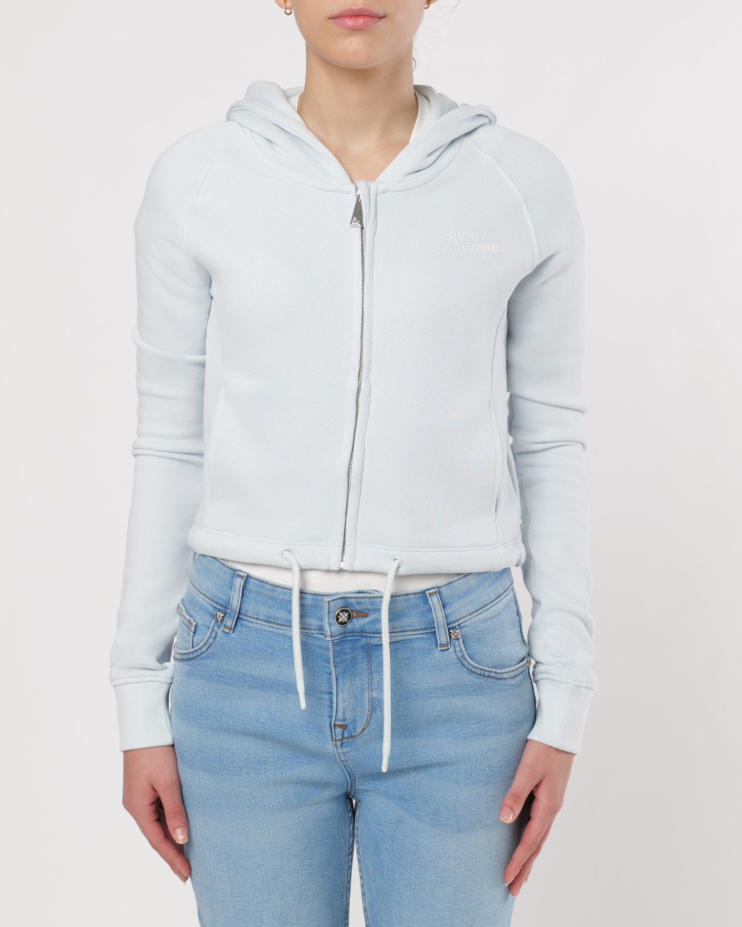 SWEATSHIRT - BL.SKY/BLK