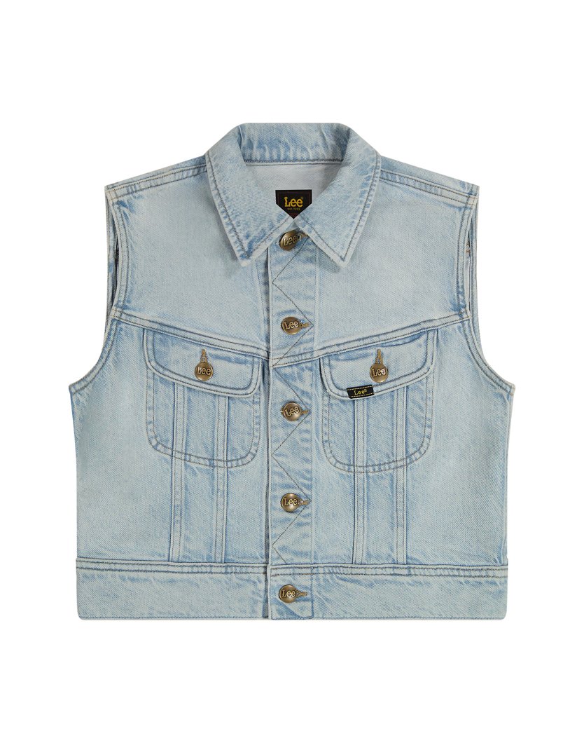 JEANS VEST - BLUE