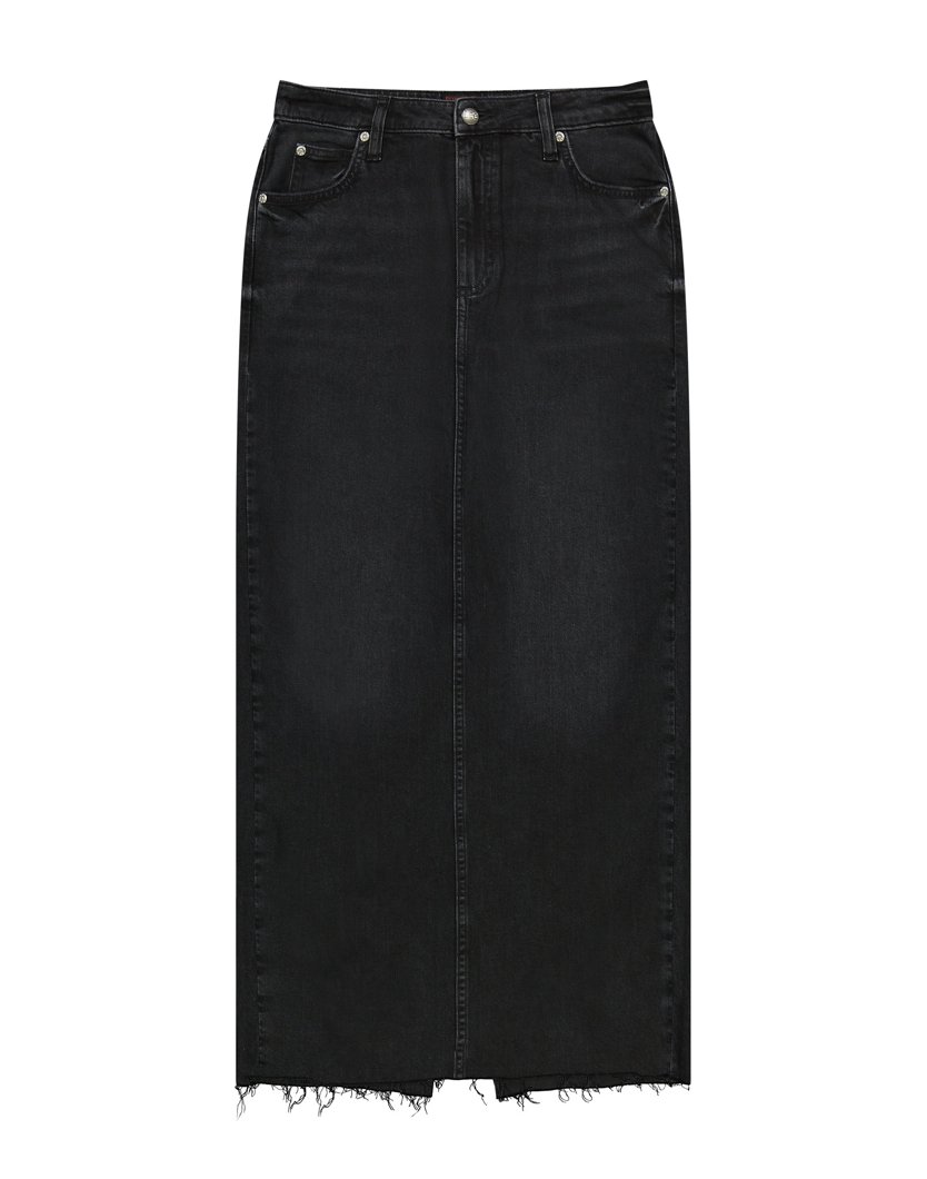 JEANS SKIRT - BLACK