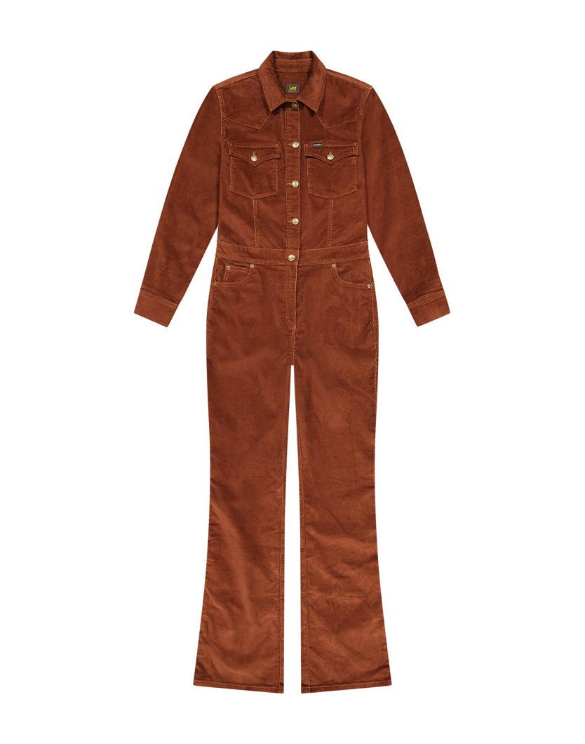 JUMPSUIT - BROWN