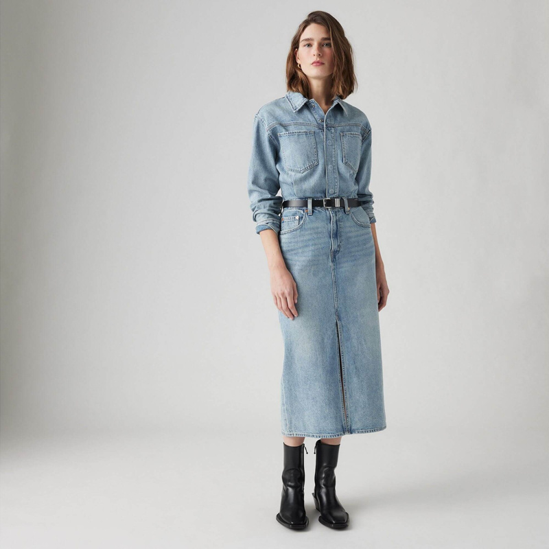 JEANS DRESS - BLUE