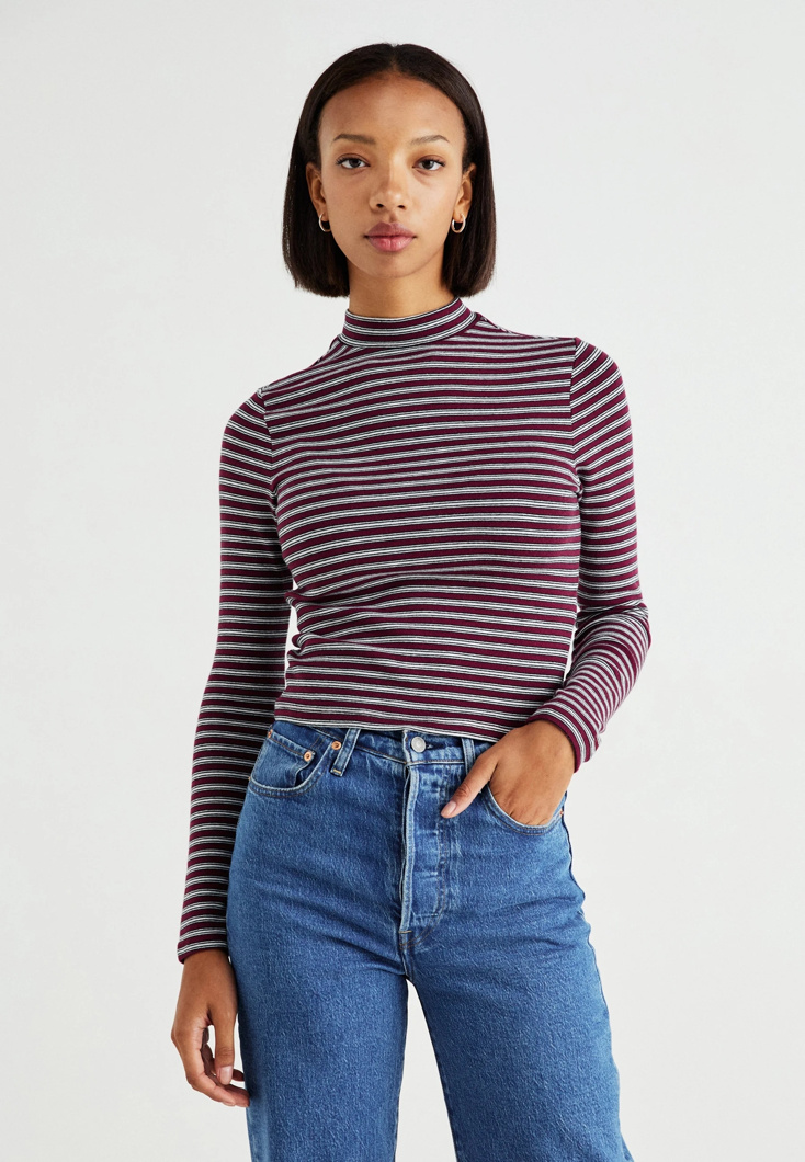 JUMPER - BURGUNDY LOGO LUNAR STRIPE BURGUNDY BODY