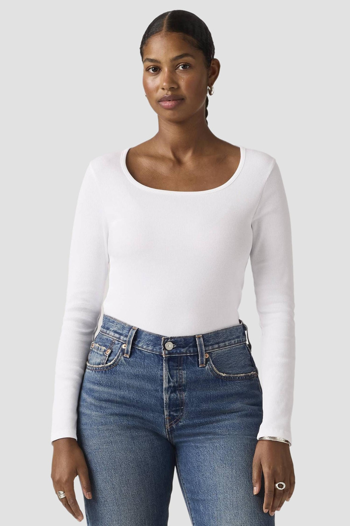T-SHIRT LONG SLEEVE - BRIGHT WHITE