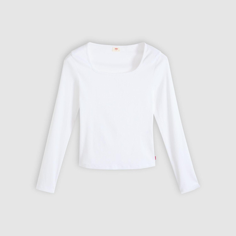 T-SHIRT LONG SLEEVE - BRIGHT WHITE