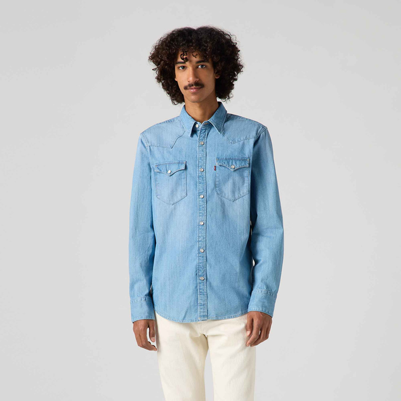 SHIRT LONG SLEEVE - BLUE
