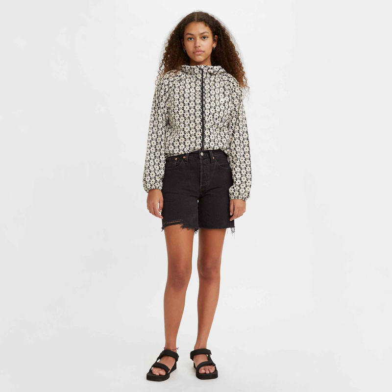 SHORTS - STONEWASHED BLACK
