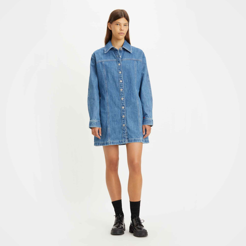 JEANS DRESS - LIGHT INDIGO