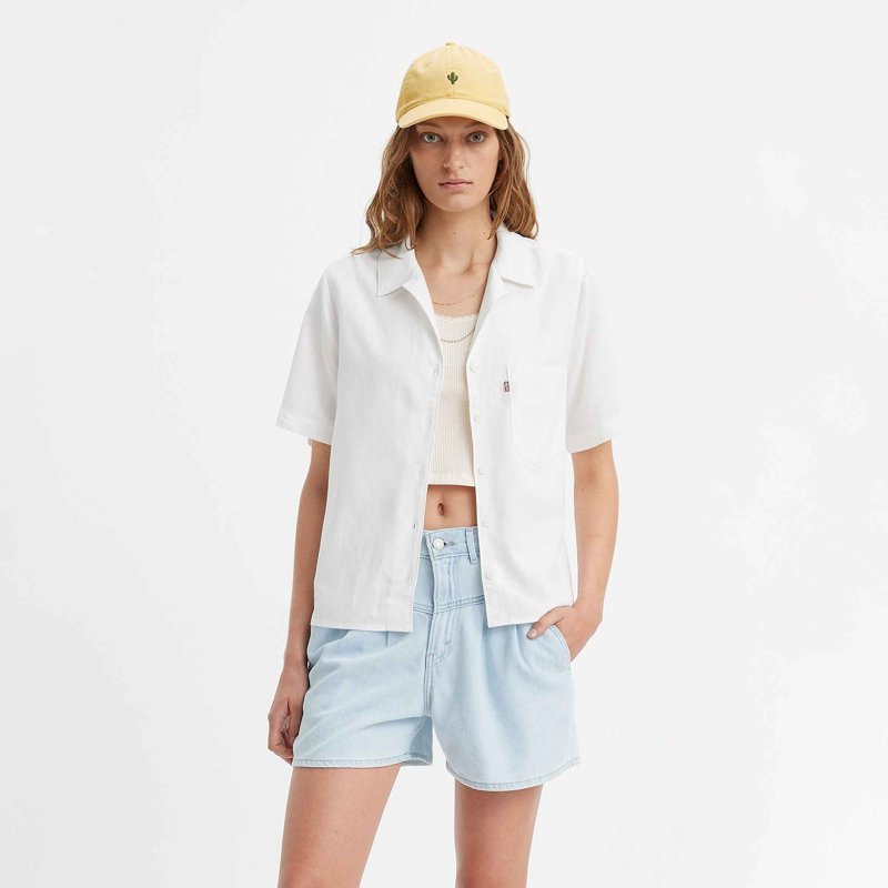 SHIRT SHORT SLEEVE - BRIGHT WHITE